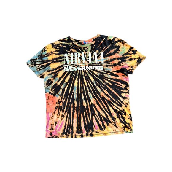 Nirvana Nevermind Tracklist Tie-Dye Tee - Picture 1 of 4